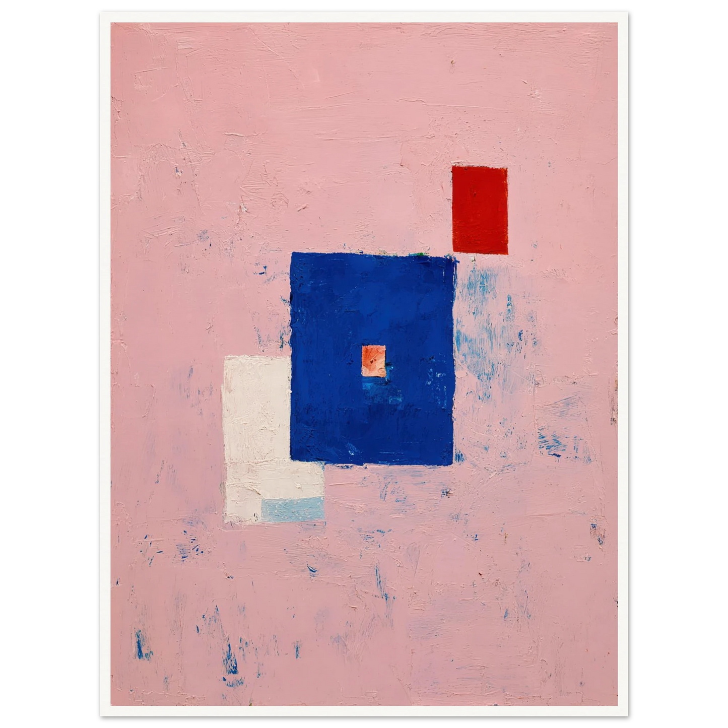 Presence in Saffron - Framed Poster - 30x40 cm / 12x16″ - Black frame