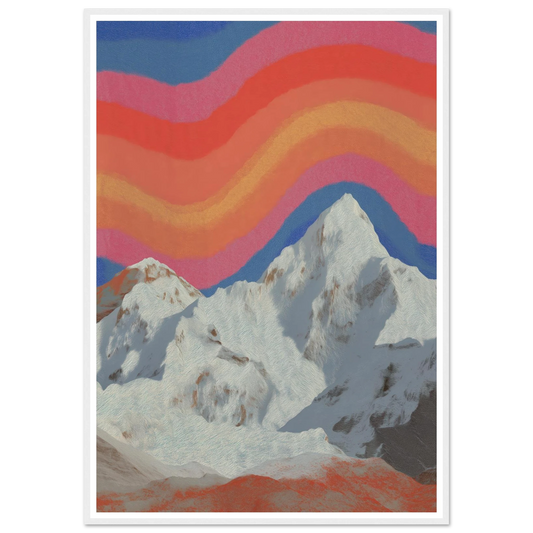 Rainbow Signal - Framed Poster - 30x40 cm / 12x16″ - Black frame