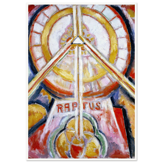 Raptus (circa 1913) Art Print | Marsden Hartley - Framed Poster - 30x40 cm / 12x16″ - Black frame