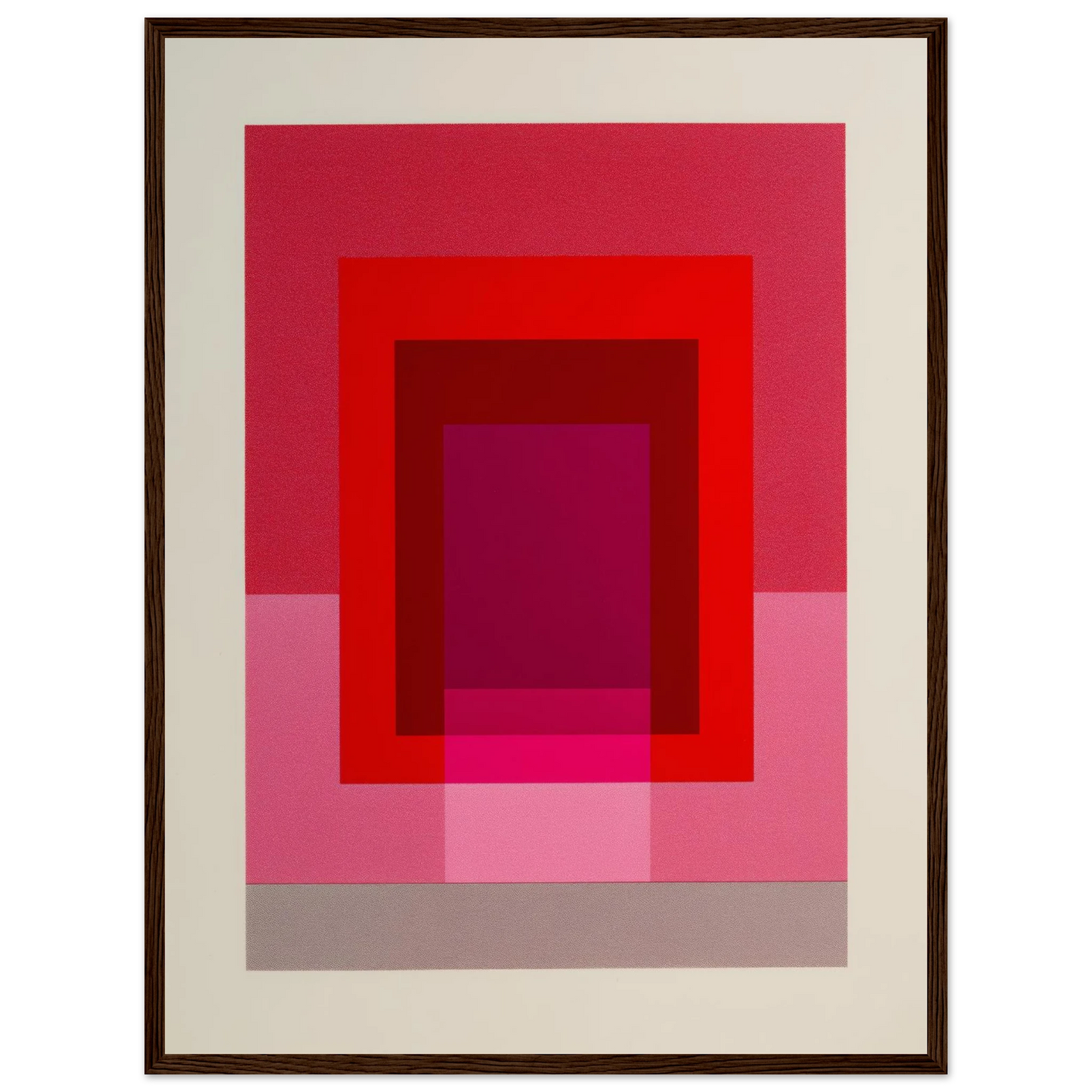 Red and Pink - Framed Poster - 30x40 cm / 12x16″ - Black frame