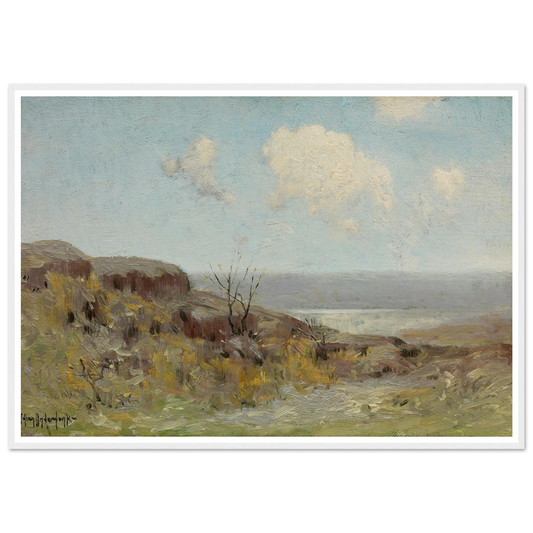 Rocky hillside quiet pool (1908) Art Print | Julian Onderdonk - Framed Poster - 70x100 cm / 28x40″ - Black frame