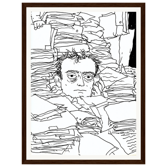 Busy Mind — s0_framed_dark_wood