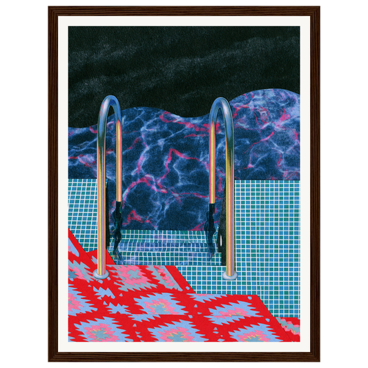 Summer Dip — s0_framed_dark_wood