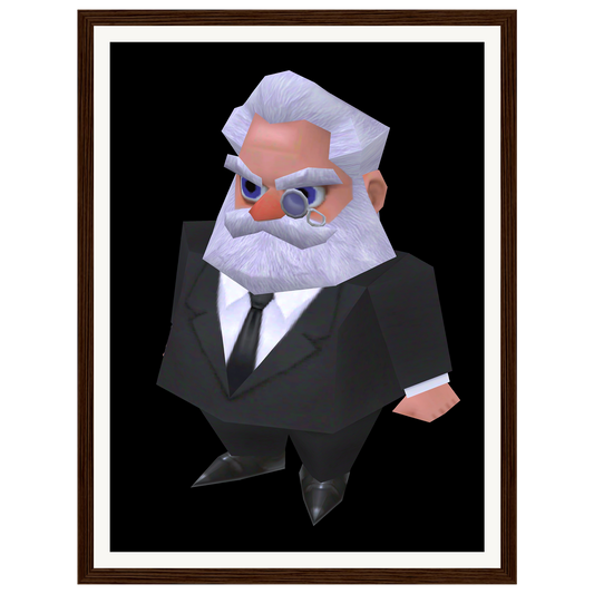 Old Professor — s0_framed_dark_wood