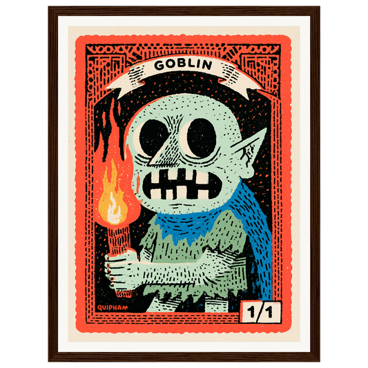 Little Troublemaker — s0_framed_dark_wood