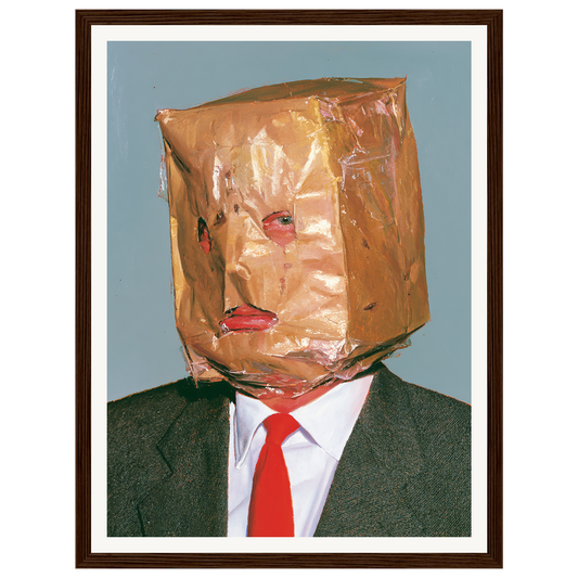 Faceless Man — s0_framed_dark_wood