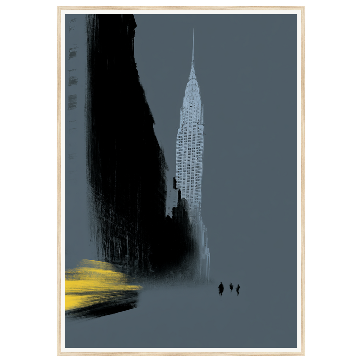 Yellow Cab — s3_framed_wood