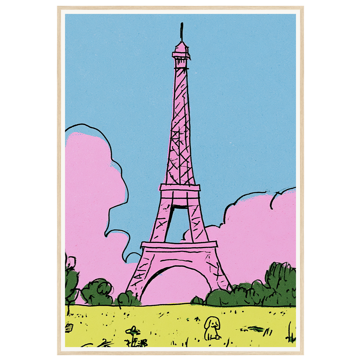 City Dream — s3_framed_wood