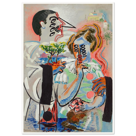 Sans titre (circa 1925-1927) Art Print | Francis Picabia - Framed Poster - 30x40 cm / 12x16″ - Black frame