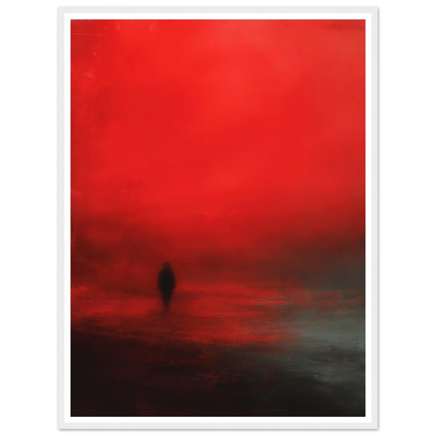 Scarlet Shadow - Framed Poster - 30x40 cm / 12x16″ - Black frame
