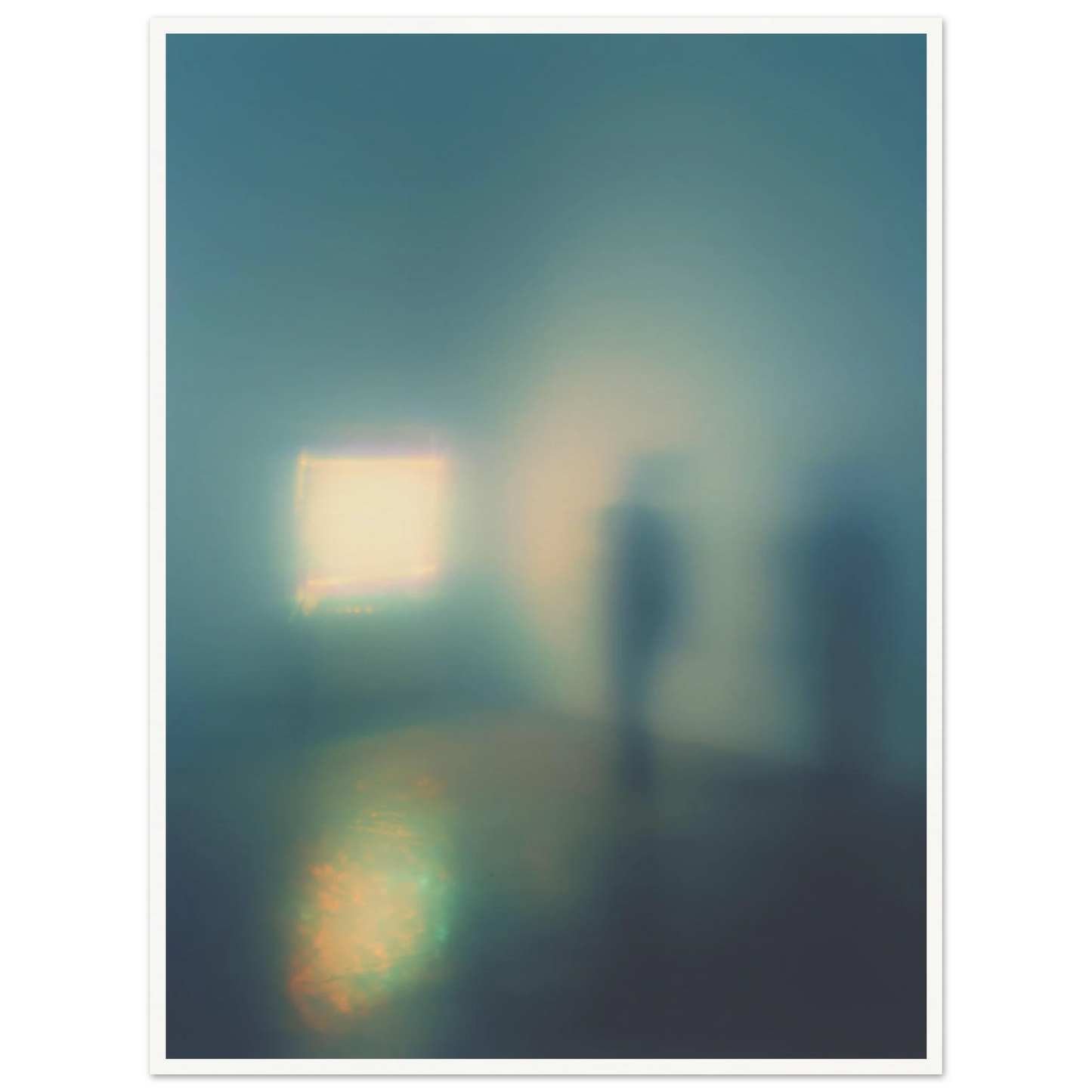 Screen Glow - Framed Poster - 30x40 cm / 12x16″ - Black frame