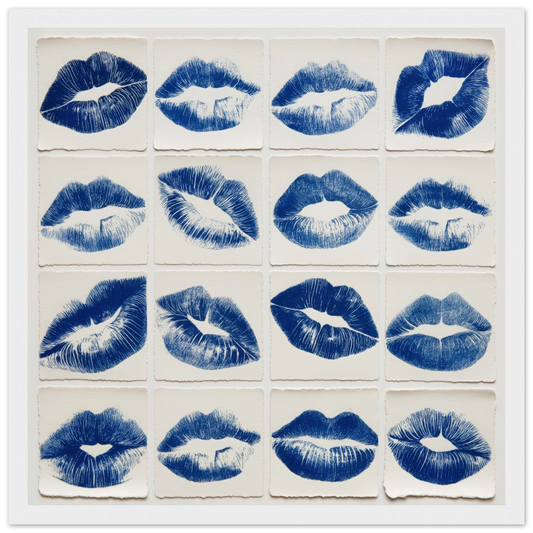 Serial Affection - Framed Poster - 30x30 cm / 12x12″ - Black frame