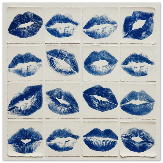 Serial Affection - Framed Poster - 30x30 cm / 12x12″ - Black frame
