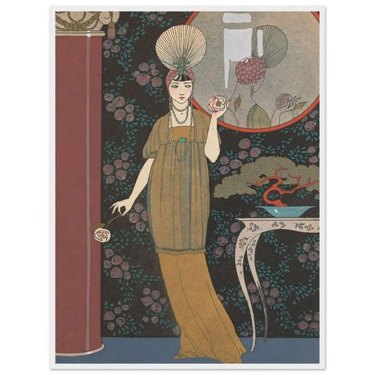 Sheherazade (1914) Art Print | George Barbier - Framed Poster - 30x40 cm / 12x16″ - Black frame