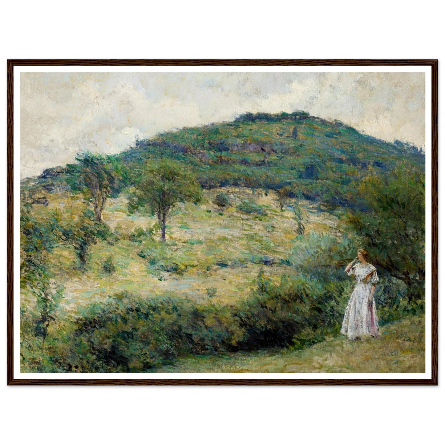 Springtime Stroll Art Print | Robert Reid - Framed Poster - 30x40 cm / 12x16″ - Black frame