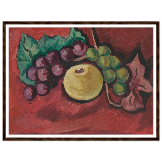 Still Life (1929) Art Print | Marsden Hartley - Framed Poster - 30x40 cm / 12x16″ - Black frame