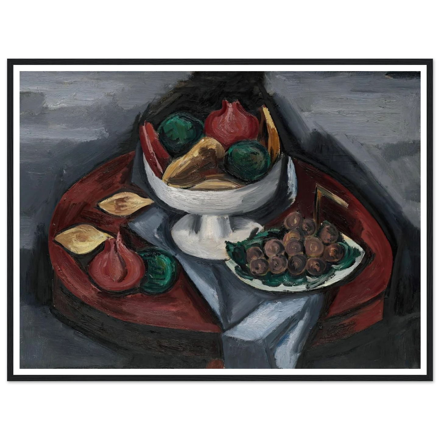 Still Life No. 2 (circa 1921 –23) Art Print | Marsden Hartley - Framed Poster - 30x40 cm / 12x16″ - Black frame