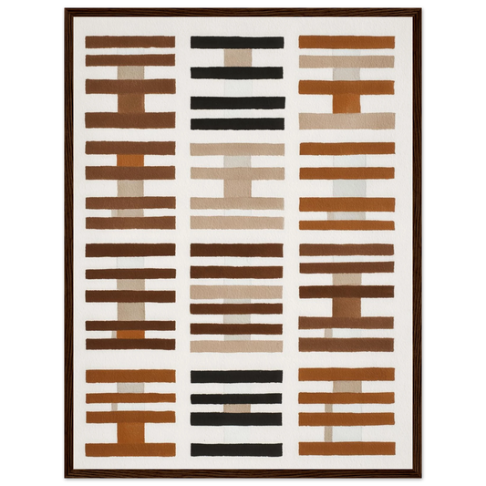 Stripes - Framed Poster - 30x40 cm / 12x16″ - Black frame