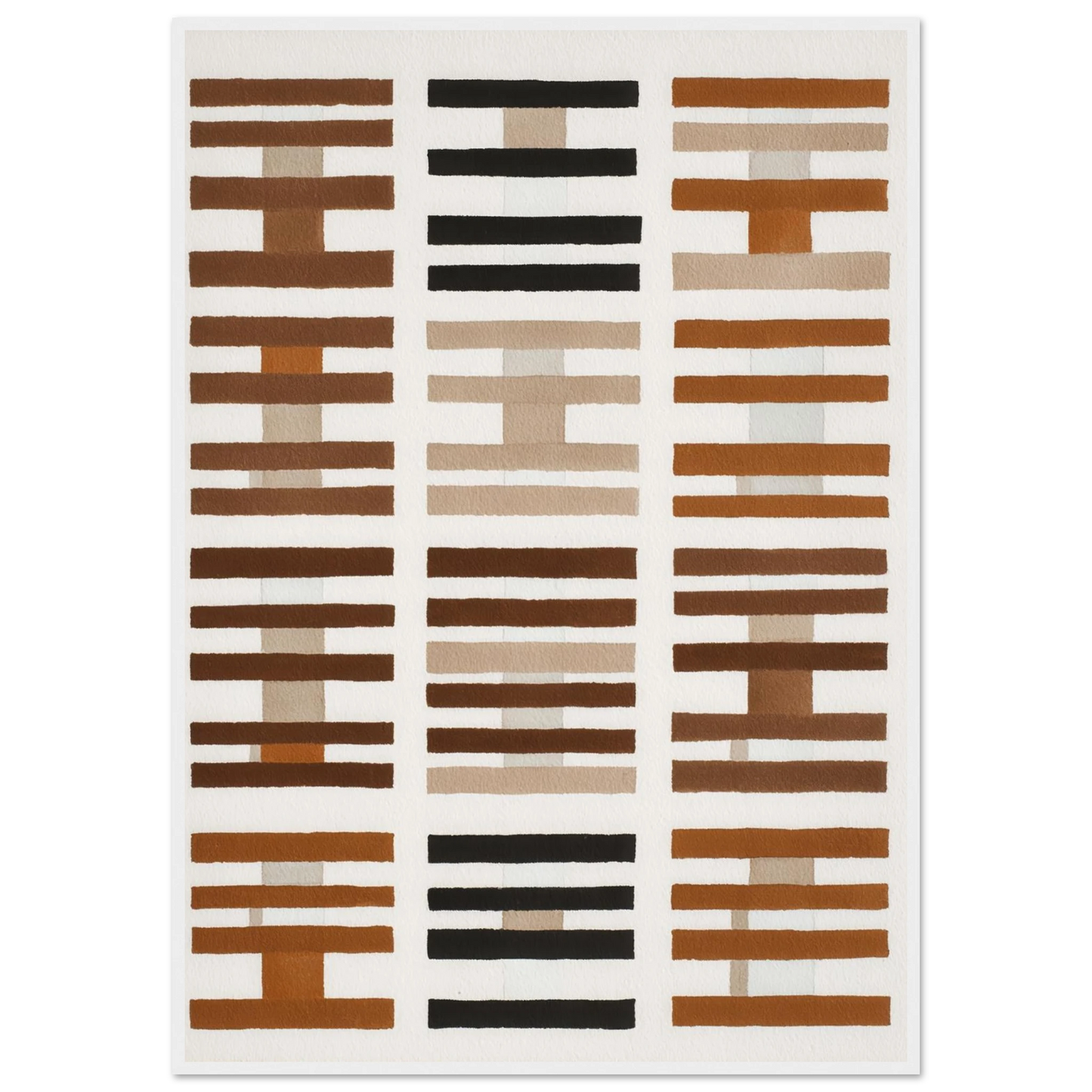 Stripes - Framed Poster - 30x40 cm / 12x16″ - Black frame