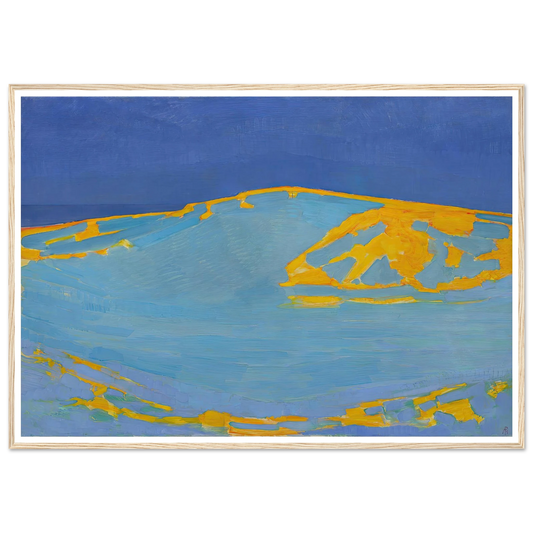 Summer, Dune in Zeeland (1910) Art Print | Piet Mondrian - Framed Poster - 30x40 cm / 12x16″ - Black frame
