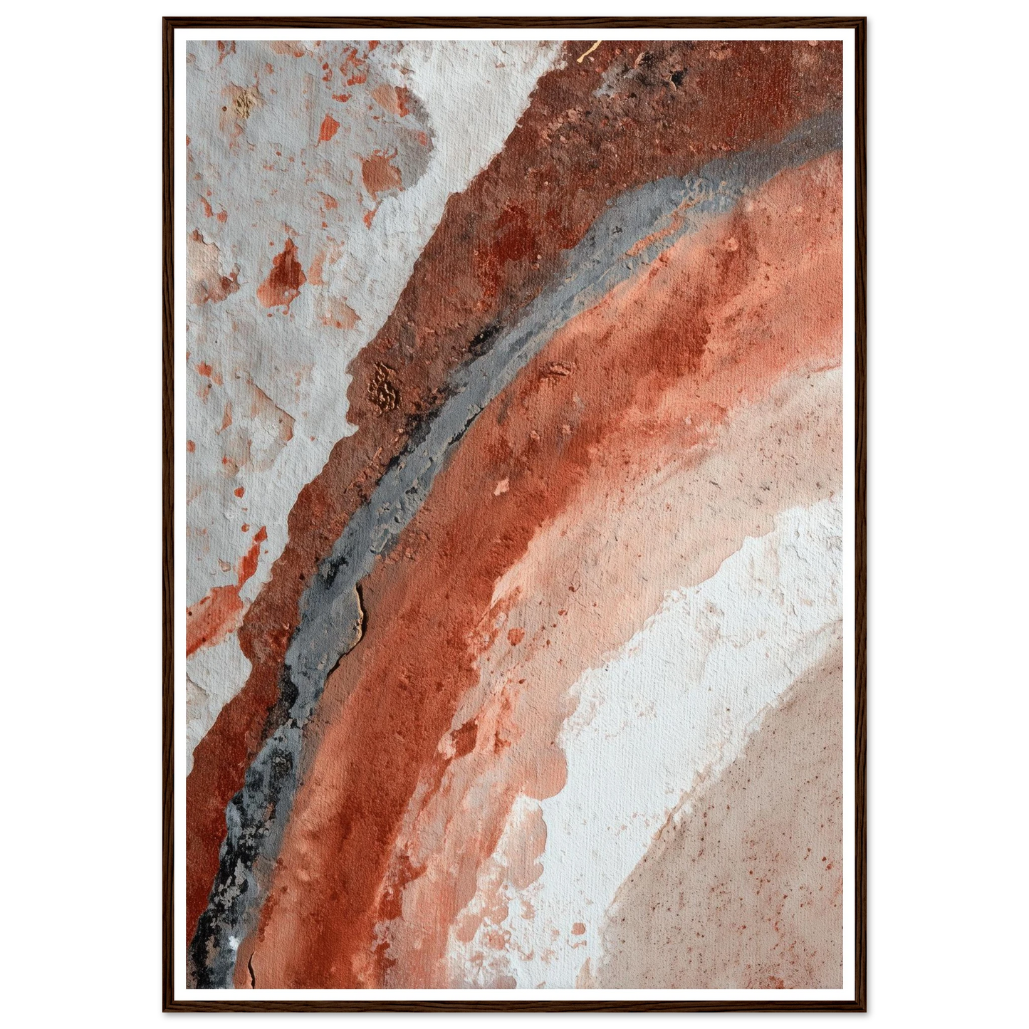 Terracotta Arc - Framed Poster - 30x40 cm / 12x16″ - Black frame