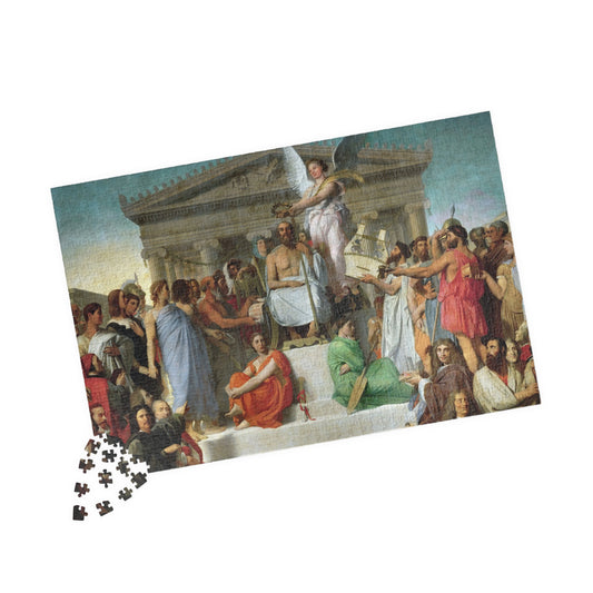 The Apotheosis of Homer Puzzle | Jean-Auguste-Dominique Ingres - - 1014 pcs (Horizontal) -