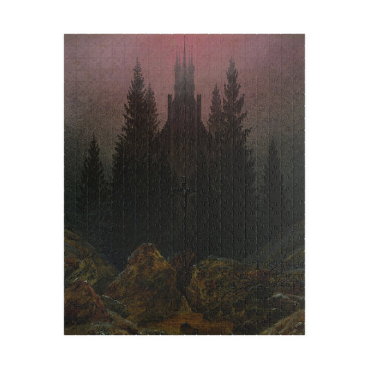 The Cross in the Mountains Puzzle | Caspar David Friedrich - - 252 pcs (Vertical) -