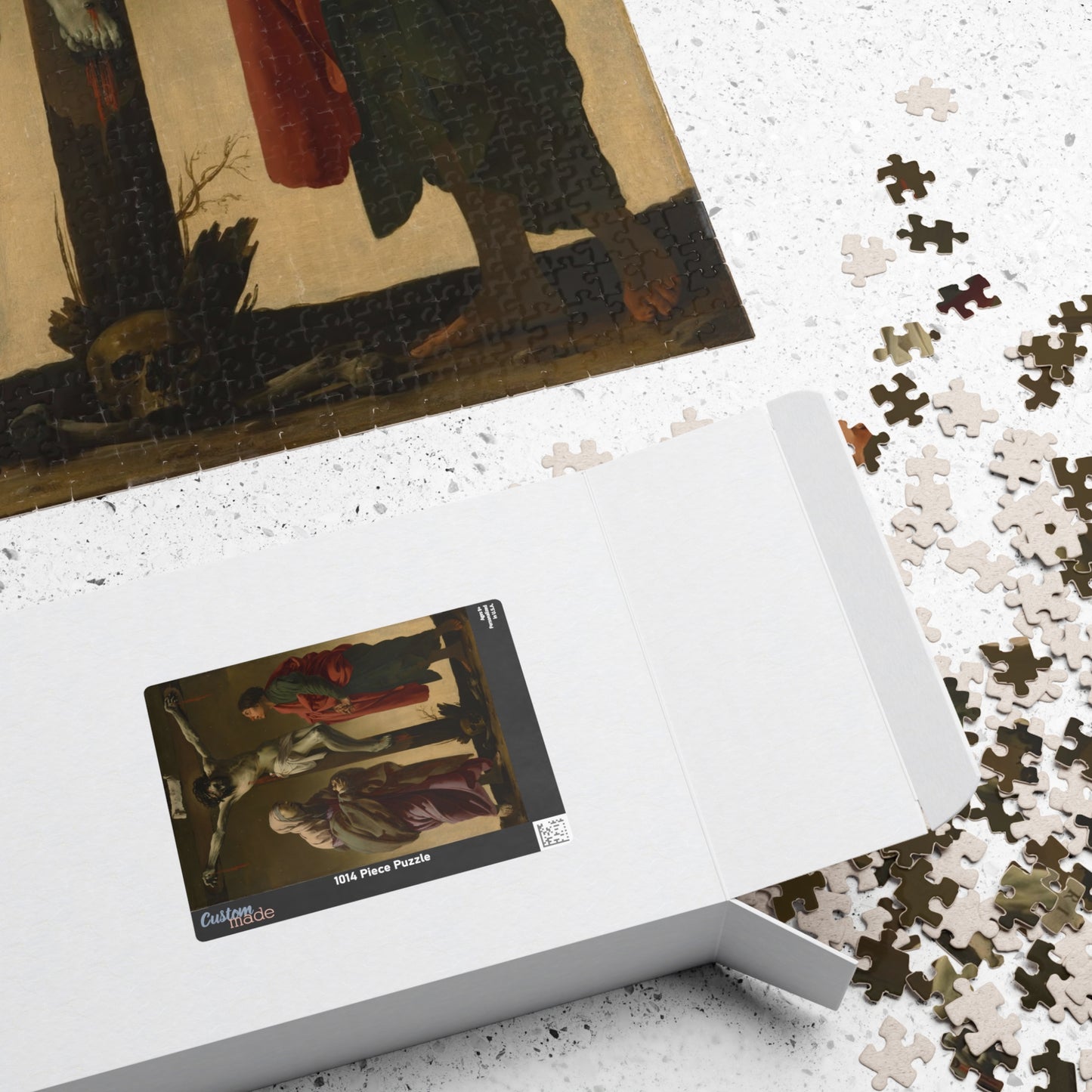 The Crucifixion with the Virgin and Saint John Puzzle | Hendrick ter Brugghen - - 1014 pcs (Vertical) -