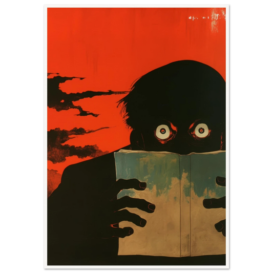 The Dreadful Page - Framed Poster - 30x40 cm / 12x16″ - Black frame