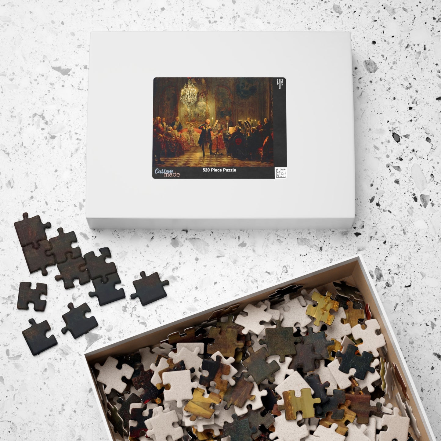 The Flute Concert Puzzle | Adolph Menzel - - 252 pcs (Horizontal) -