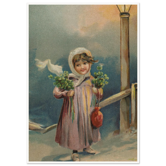 The Lantern's Gentle Glow - Framed Poster - 30x40 cm / 12x16″ - Black frame