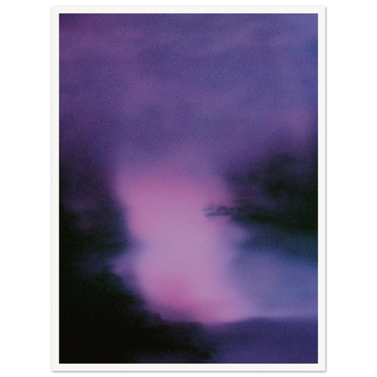 The Lilac Form - Framed Poster - 30x40 cm / 12x16″ - Black frame