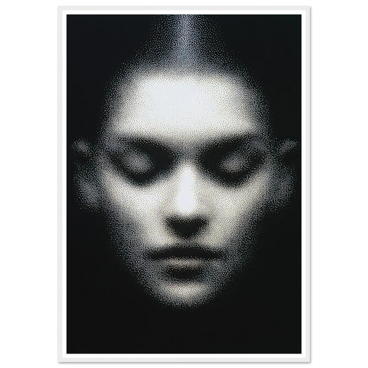 The Unseen Face - Framed Poster - 30x40 cm / 12x16″ - Black frame