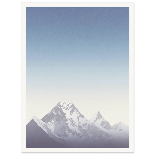 The White Crown of The Earth - Framed Poster - 30x40 cm / 12x16″ - Black frame