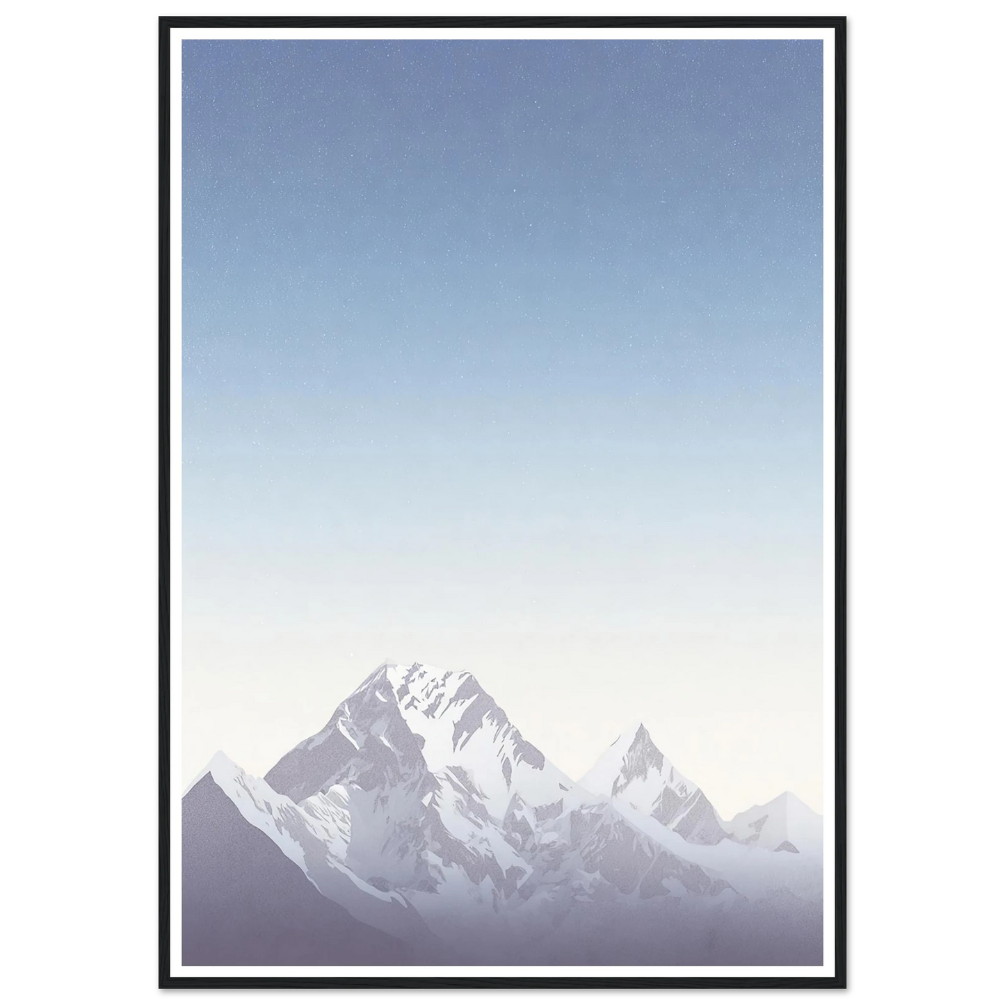 The White Crown of The Earth - Framed Poster - 30x40 cm / 12x16″ - Black frame