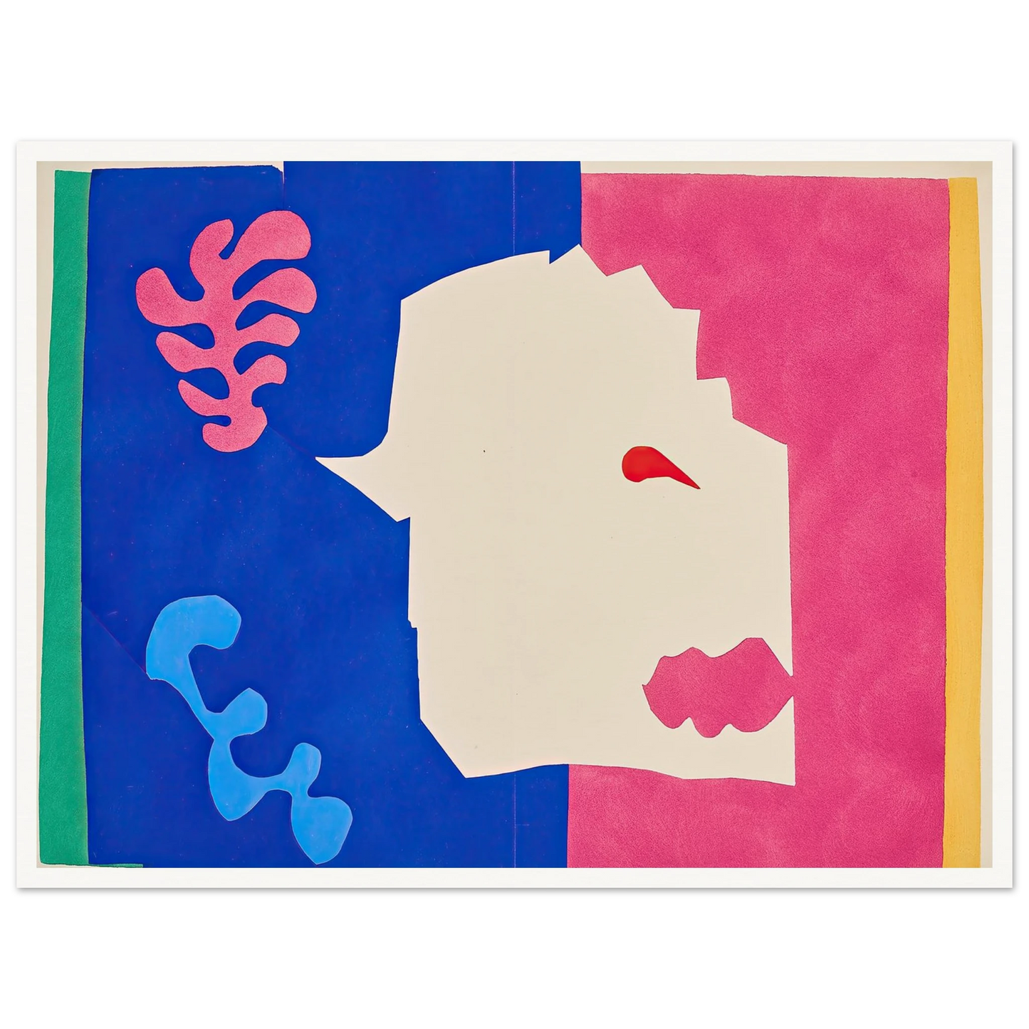 The wolf (1947) Art Print | Henri Matisse - Framed Poster - 30x40 cm / 12x16″ - Black frame