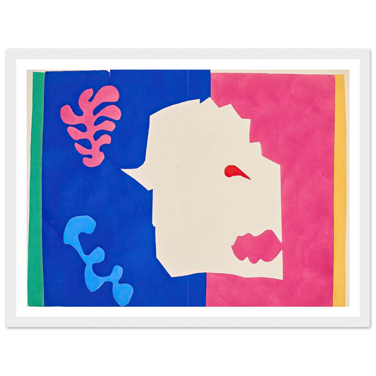 The wolf (1947) Art Print | Henri Matisse - Framed Poster - 30x40 cm / 12x16″ - Black frame