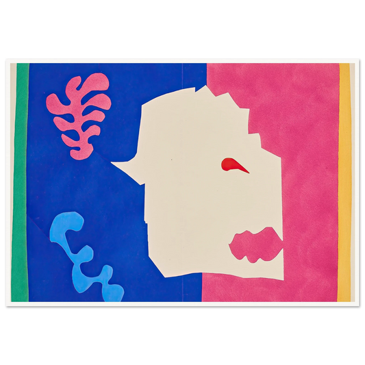 The wolf (1947) Art Print | Henri Matisse - Framed Poster - 30x40 cm / 12x16″ - Black frame
