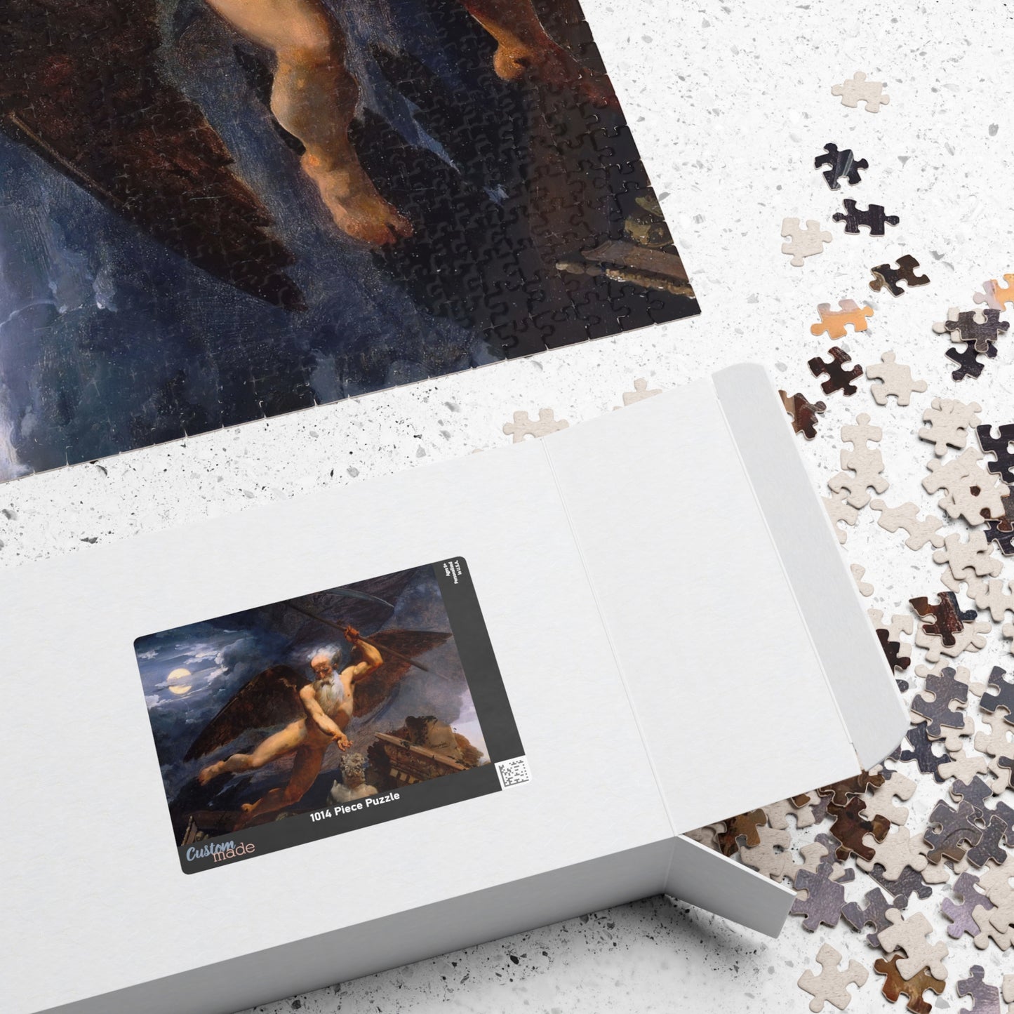 Time displays ruins and masterpieces Puzzle | Jean-Baptiste Mauzaisse - - 252 pcs (Horizontal) -