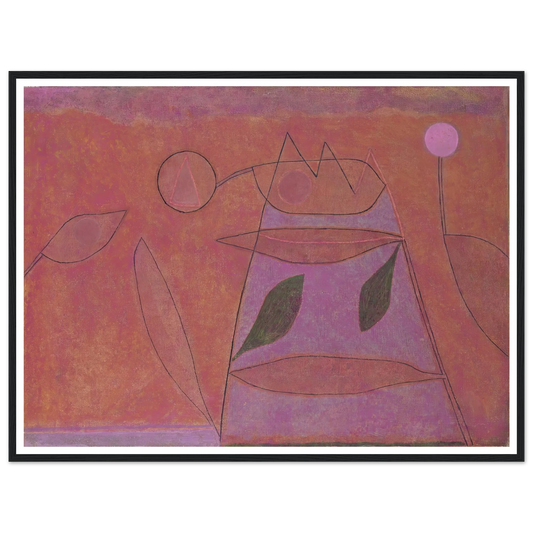 Untitled (1933) Art Print | Paul Klee - Framed Poster - 30x40 cm / 12x16″ - Black frame