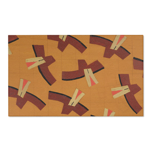 Untitled (Textile design no III) (circa 1925) Rug | Frances Hodgkins - - 36" × 24" -