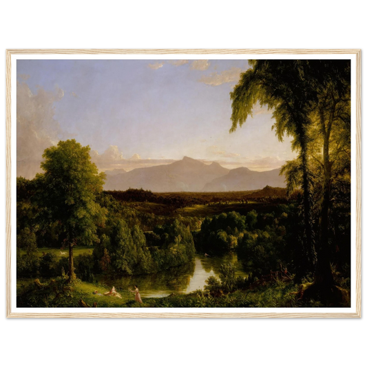 View on the Catskill—Early Autumn (1836–37) Art Print | Thomas Cole - Framed Poster - 30x40 cm / 12x16″ - Black frame