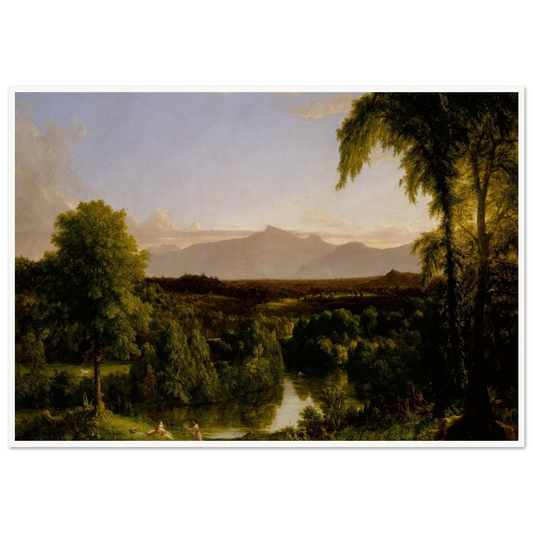 View on the Catskill—Early Autumn (1836–37) Art Print | Thomas Cole - Framed Poster - 30x40 cm / 12x16″ - Black frame