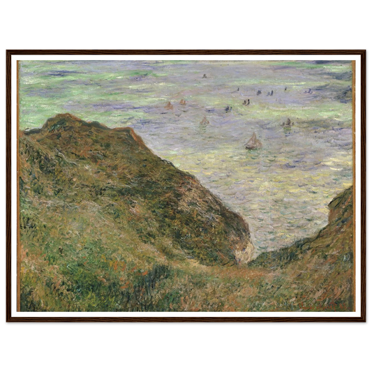 View over the Sea (1882) Art Print | Claude Monet - Framed Poster - 30x40 cm / 12x16″ - Black frame