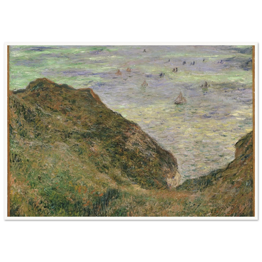 View over the Sea (1882) Art Print | Claude Monet - Framed Poster - 30x40 cm / 12x16″ - Black frame