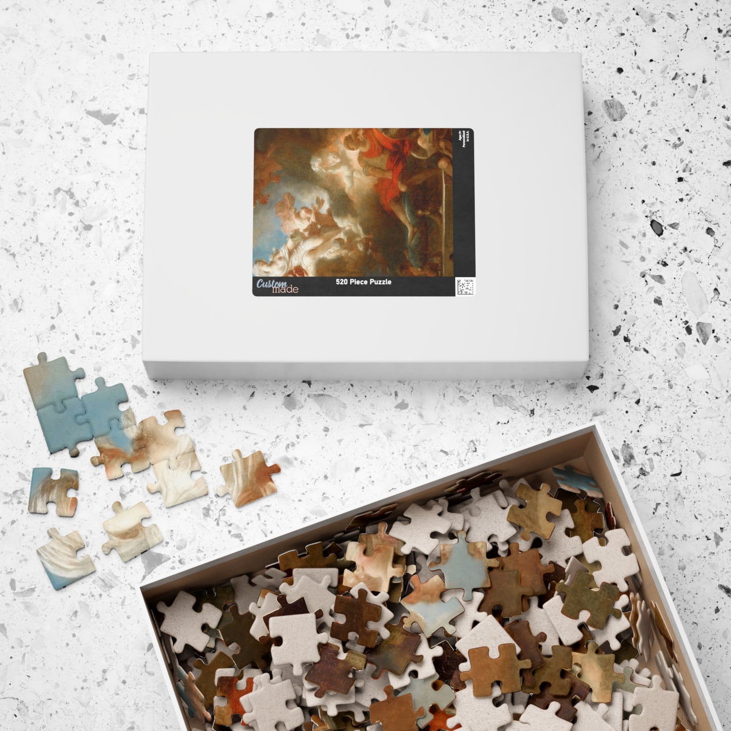 Warrior’s Dream of Love Puzzle | Jean-Honoré Fragonard - - 252 pcs (Vertical) -