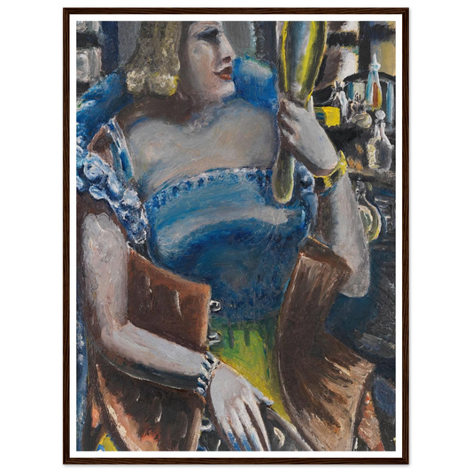 Wassernixe (1940-1948) Art Print | Paul Kleinschmidt - Framed Poster - 30x40 cm / 12x16″ - Black frame