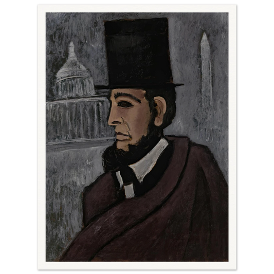 Weary of the Truth (1940) Art Print | Marsden Hartley - Framed Poster - 30x40 cm / 12x16″ - Black frame