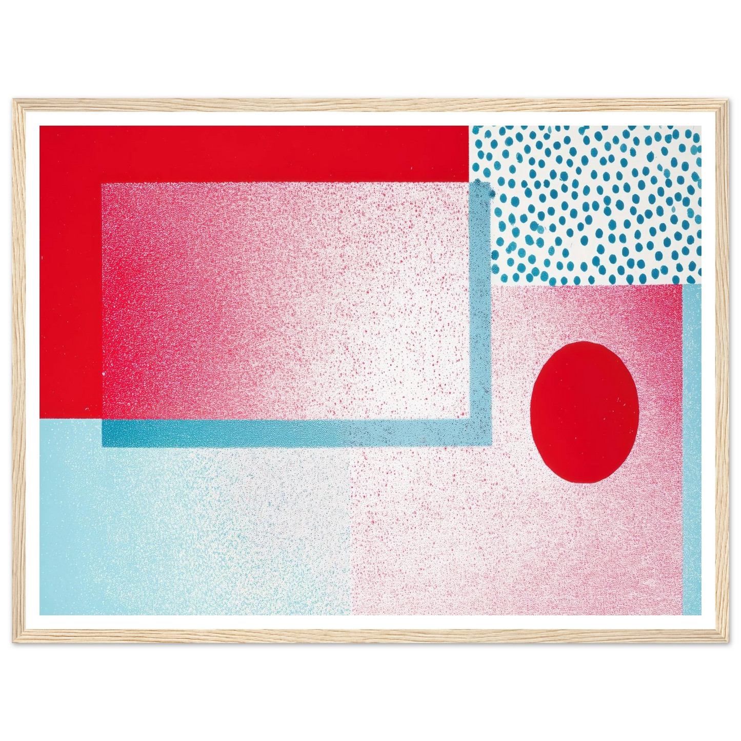 Zero Gravity Slab - Framed Poster - 30x40 cm / 12x16″ - Black frame