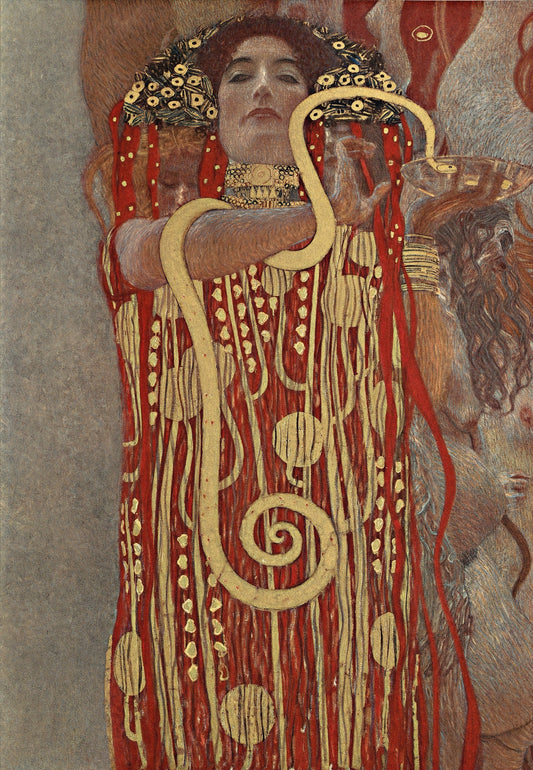 Hygieia by Gustav Klimt Art Print for Modern Walls